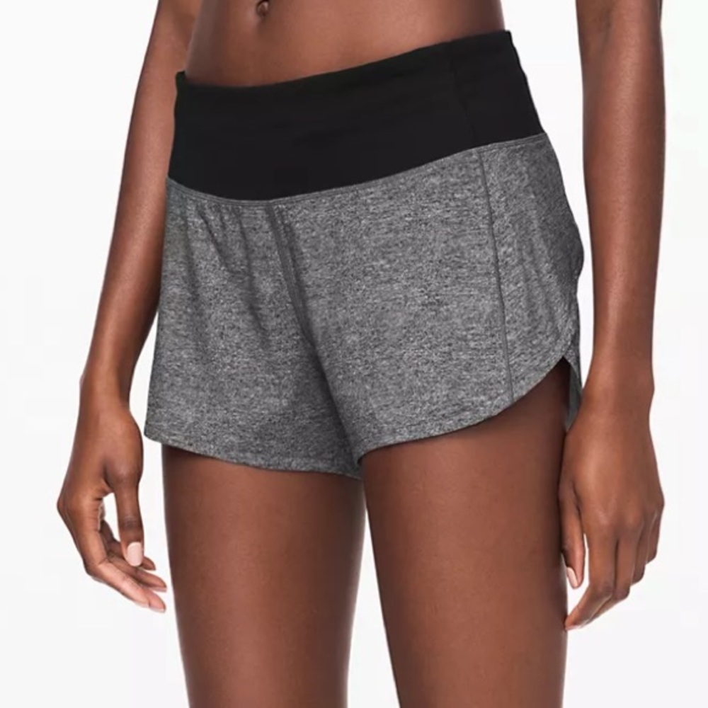 Speed Up Short 4”; Heather Lux Multi Black/Black